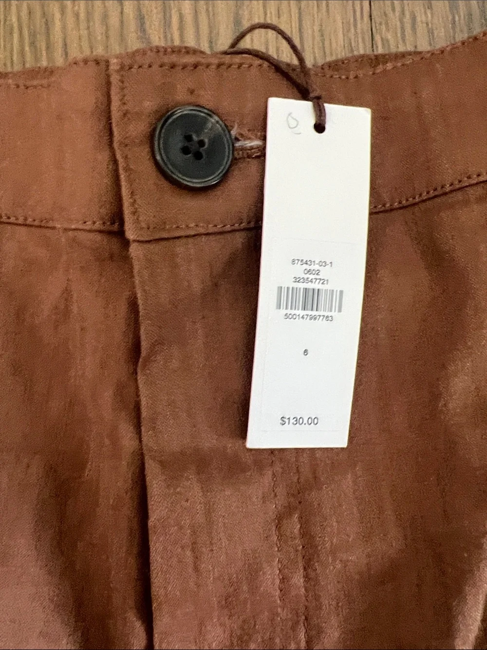 Banana Republic HIGH-RISE STRAIGHT UTILITY PANT STRETCH LINEN-VISCOSE